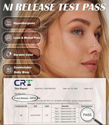 MILACOLATO 14K Gold Filled Nose Ring Studs Hypoallergenic 316L Surgical Stainless Steel Nose Rings 18G 20G L Shaped Nose Nostril Piercing Jewelry for Women Men in Saudi Arabia