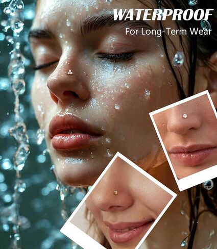 MILACOLATO 14K Gold Filled Nose Ring Studs Hypoallergenic 316L Surgical Stainless Steel Nose Rings 18G 20G L Shaped Nose Nostril Piercing Jewelry for Women Men in Saudi Arabia