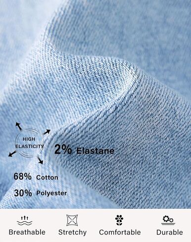 roswear Women’s Wide Leg Denim High Waisted Stretchy Loose Jean Shorts in Saudi Arabia