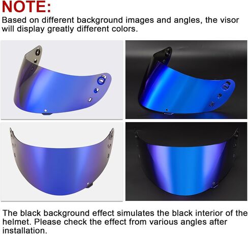 Icon Airflite Ic-04 Visor Motorcycle Helmet Tinted Visor Face Shield Replacement for Ic04 (Photochromic) in Kuwait
