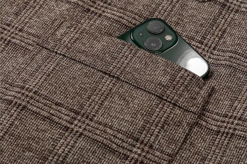 Sevenboy Mens Vintage Suit Step Plaid Tweed منتظم Fit Perctcoat Polka Dot in Kuwait