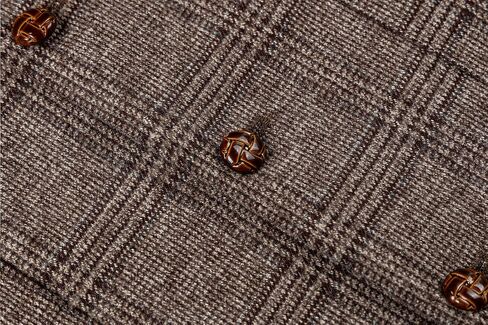 Sevenboy Mens Vintage Suit Step Plaid Tweed منتظم Fit Perctcoat Polka Dot in Kuwait