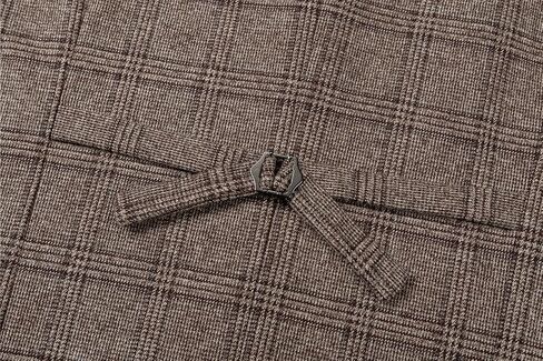 Sevenboy Mens Vintage Suit Step Plaid Tweed منتظم Fit Perctcoat Polka Dot in Kuwait