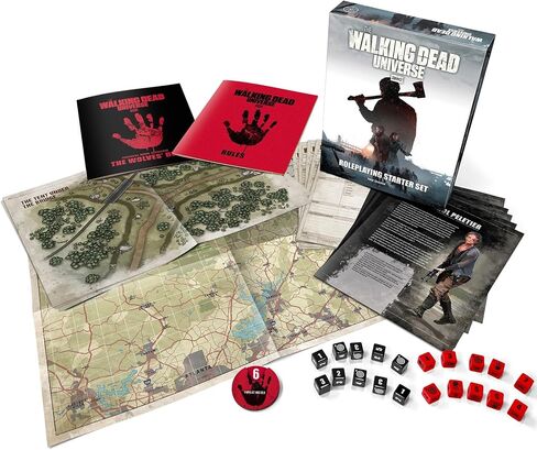 The Walking Dead Universe RPG: Base Dice - Roleplaying Game Accessory, 10 Dice Set, Free League Publishing in Saudi Arabia