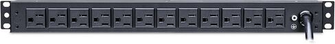 CyberPower RKBS15S2F8R Rackbar Surge Protector | 120V/15A, 10 Outlets, 15 Foot Power Cord, 1U Rackmount, UL Listed in Kuwait