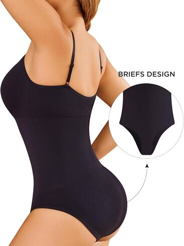 Shapewear Tummy Control for Women Seamless Bodysuit with Adjustable Straps Body Shaper Suit in Saudi Arabia
