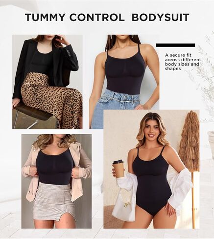 Shapewear Tummy Control for Women Seamless Bodysuit with Adjustable Straps Body Shaper Suit in Saudi Arabia