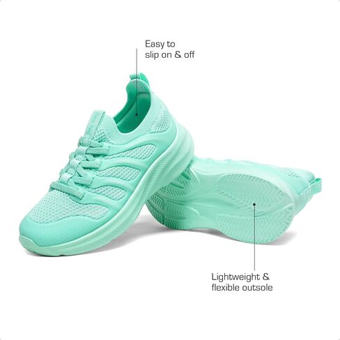 DREAM PAIRS Boys Girls Shoes Kids Tennis Slip on Footwear Running Athletic Sports School Sneakers in Saudi Arabia