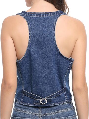 FOUCE WOMENS DENIM STET BUNTY UP V NECK BRIC in Kuwait