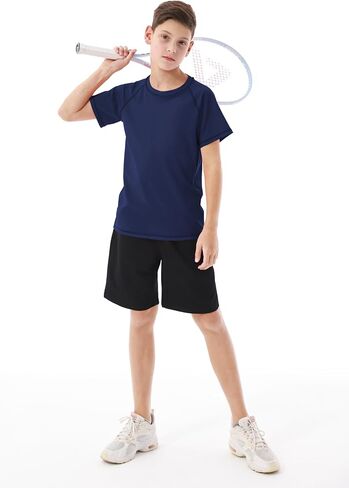 Cooraby Boys 'UPF 50 Rashguard Swim Shirt Toddler Kids Youth Boys Short Short in Kuwait