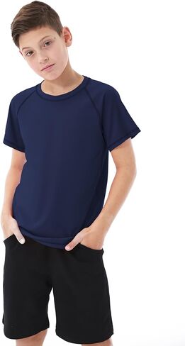 Cooraby Boys 'UPF 50 Rashguard Swim Shirt Toddler Kids Youth Boys Short Short in Kuwait