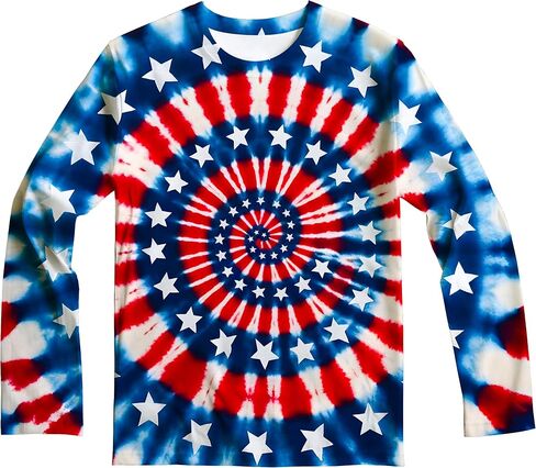 Kids Tie Dye Sun Protection Shirt UPF 50+ Long Sleeve Rash Guard Swim Shirts for Boys Girls in Kuwait