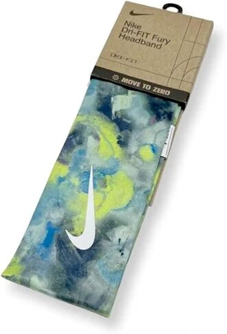 NIKE DRI-FIT Printed Fury Headband - Unisex in Saudi Arabia