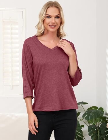 Post Shoulder Surgery Shirts for WomenTear Away 3/4 Sleeve Full Open Side Snap Dialysis Chemo Adaptive Clothing in Saudi Arabia