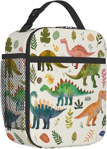 OSAM SPACE Train Lunch Bag for Kids Girls Boys Insulated Lunch Box for Women Men Cute Steam Train Lunch Tote Bag Reusable Cooler Bag for School Picnic Travel Camping in Saudi Arabia