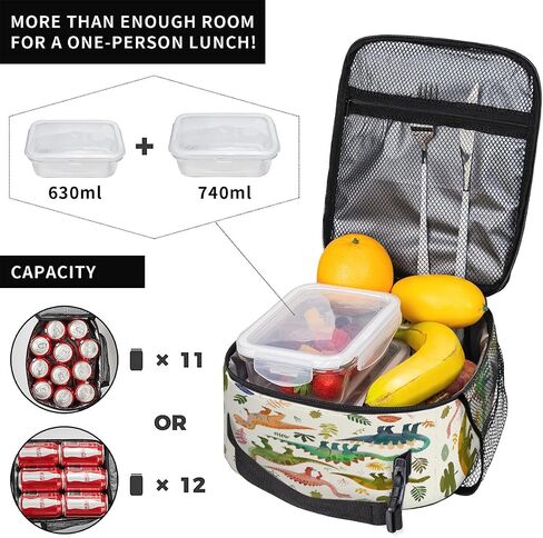 OSAM SPACE Train Lunch Bag for Kids Girls Boys Insulated Lunch Box for Women Men Cute Steam Train Lunch Tote Bag Reusable Cooler Bag for School Picnic Travel Camping in Saudi Arabia