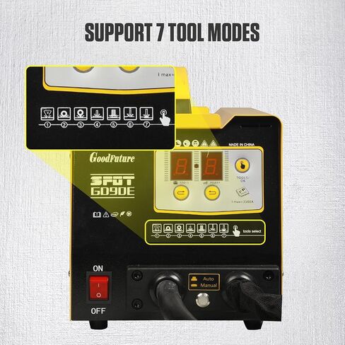 PLAYOCCAR Stud Welder Dent Repair Kit 110V, 3500A Spot Welder Dent Puller, 3KW Car Body Stud Welding Machine Multispot Bonnet Door Repair Tool Kit (3000, Watts) in Kuwait