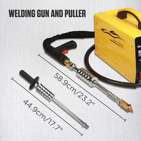 PLAYOCCAR Stud Welder Dent Repair Kit 110V, 3500A Spot Welder Dent Puller, 3KW Car Body Stud Welding Machine Multispot Bonnet Door Repair Tool Kit (3000, Watts) in Kuwait