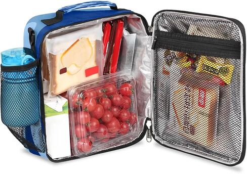 Excavator Car Large Lunch Box,Insulated Lunch Bags with Adjustable Shoulder Strap,School Thermal Lunchbox Cooler Tote Handbag,Waterproof Portable Tote Lunch Bag for School Picnic Work Office in Kuwait
