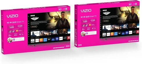 VIZIO 50-inch MQX Series Premium 4K 120hz QLED HDR Smart TV with Dolby Vision, Active Full Array, 240hz @ 1080p PC Gaming, WiFi 6E, and Alexa Compatibility M50QXM-K01, 2023 Model in Kuwait