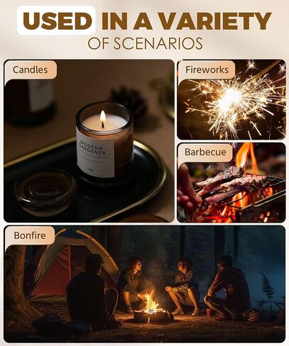 5 Pack of Torch Lighter, Powerful Windproof Jet Flame, Butane Gas Refill, with Safety Lock, Mini Blow Torch Lighters for Candle, Firework (NO Gas) in Kuwait