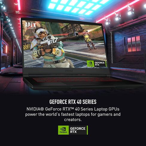 MSI Thin GF63 Gaming Laptop: Intel Core i5-12450H GeForce RTX 2050, 15.6" FHD, 144Hz, 8GB DDR4, 512GB NVMe SSD, Type-C USB 3.2 Gen 1, Cooler Boost 5, Win 11 Home: Black 12UCX-484US in Saudi Arabia