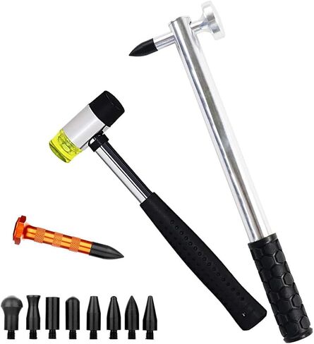 Ladyrosian Car Body Body Adminip Administs Hammer Hammer with head head head tap 22pcs rubber hammer removal levival اطف in Kuwait