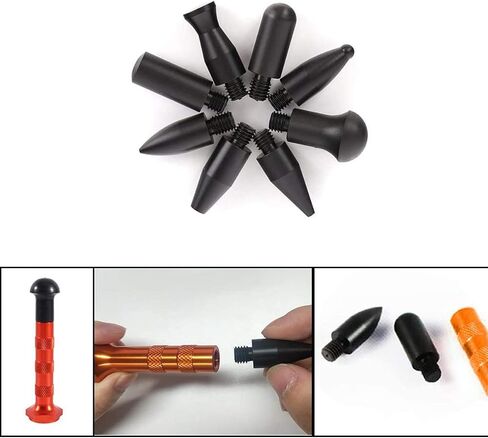Ladyrosian Car Body Body Adminip Administs Hammer Hammer with head head head tap 22pcs rubber hammer removal levival اطف in Kuwait