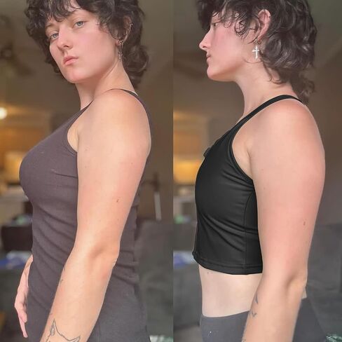Chest binder Corsets, Trans binder for Large Breasts with Zipper FTM Bustiers - Ultra flat binder in Saudi Arabia