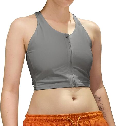 Chest binder Corsets, Trans binder for Large Breasts with Zipper FTM Bustiers - Ultra flat binder in Saudi Arabia