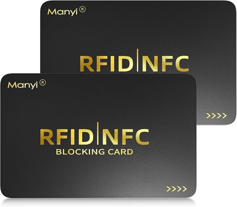 بطاقة حظر RFID للمحافظ ، حماية بطاقة الائتمان NFC بدون اتصال ، Passport Passport بالكامل محفظة محفظة درع حاجز حاجز حاجز 2 in Kuwait
