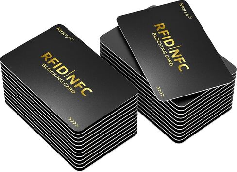 بطاقة حظر RFID للمحافظ ، حماية بطاقة الائتمان NFC بدون اتصال ، Passport Passport بالكامل محفظة محفظة درع حاجز حاجز حاجز 2 in Kuwait