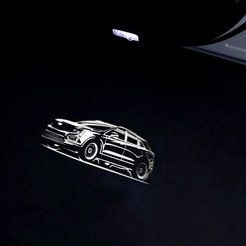 LED Door Logo Projector 3D Ghost Shadow Lights compatible for Cadillac XT5 Puddle Lights Welcome Courtesy Light Auto Accesories 2 Pack (XT5) in Saudi Arabia