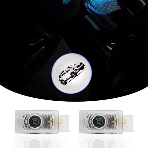 LED Door Logo Projector 3D Ghost Shadow Lights compatible for Cadillac XT5 Puddle Lights Welcome Courtesy Light Auto Accesories 2 Pack (XT5) in Saudi Arabia