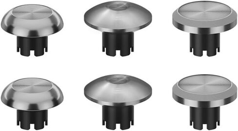 Hzxkqmil Metal Thumbsticks for PS5 Edge Controller, Replacement Custom Joystick Analog Stick Thumb Grips Accessories for PS5 Edge Controller (Black) in Kuwait