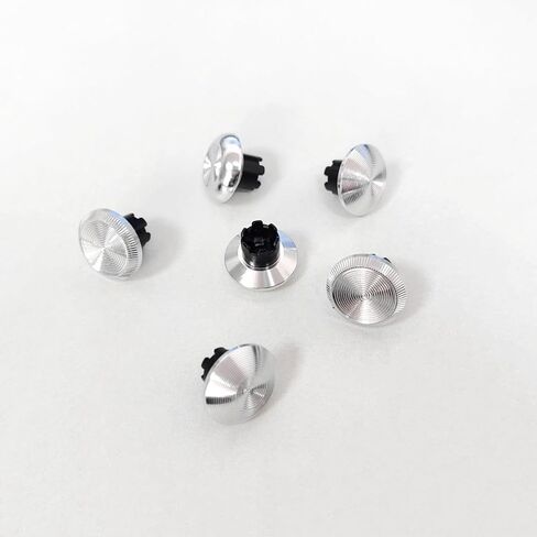 Hzxkqmil Metal Thumbsticks for PS5 Edge Controller, Replacement Custom Joystick Analog Stick Thumb Grips Accessories for PS5 Edge Controller (Black) in Kuwait