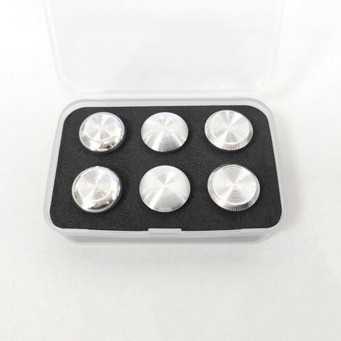 Hzxkqmil Metal Thumbsticks for PS5 Edge Controller, Replacement Custom Joystick Analog Stick Thumb Grips Accessories for PS5 Edge Controller (Black) in Kuwait