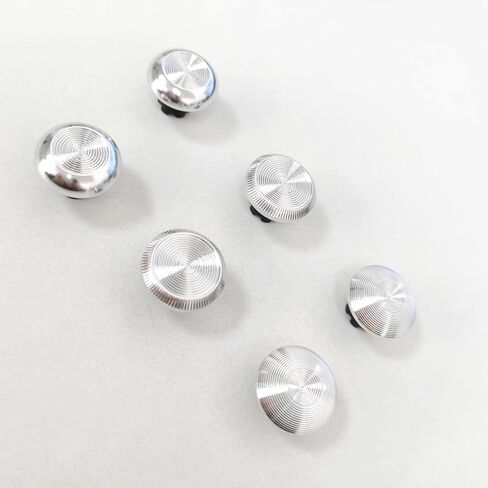 Hzxkqmil Metal Thumbsticks for PS5 Edge Controller, Replacement Custom Joystick Analog Stick Thumb Grips Accessories for PS5 Edge Controller (Black) in Kuwait