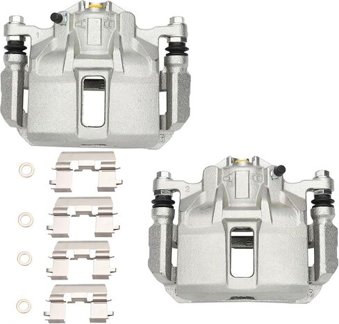 IRONTEK 19B2668 19B2669 Front Left & Right Side Disc Brake Calipers w/o Pads Fit for 2003 2004 2005 2006 2007 for Honda Accord V6 3.0L, Front Driver and Passenger Side Brake Calipers 19B2668 19B2669 in Kuwait