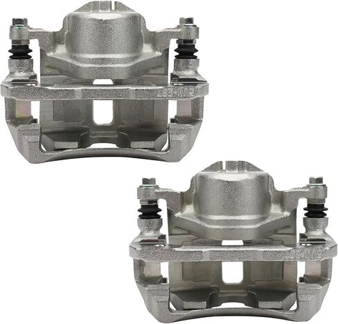 IRONTEK 19B2668 19B2669 Front Left & Right Side Disc Brake Calipers w/o Pads Fit for 2003 2004 2005 2006 2007 for Honda Accord V6 3.0L, Front Driver and Passenger Side Brake Calipers 19B2668 19B2669 in Kuwait