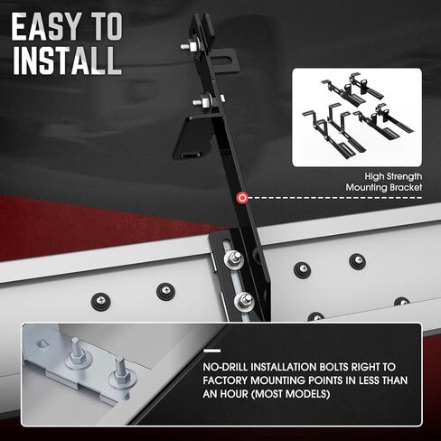 DNA MOTORING 6.5" Running Boards Side Steps Compatible with Chevy Equinox 2018-2025, STEPB-U-EQNX18-T1 in Kuwait