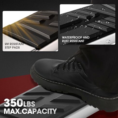 DNA MOTORING 6.5" Running Boards Side Steps Compatible with Chevy Equinox 2018-2025, STEPB-U-EQNX18-T1 in Kuwait