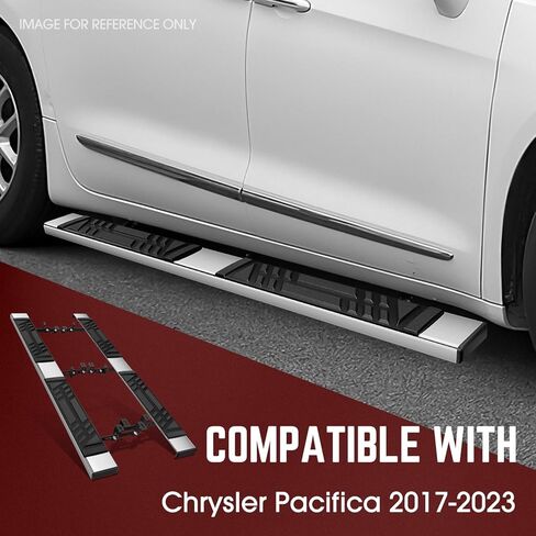 DNA MOTORING 6.5" Running Boards Side Steps Compatible with Chevy Equinox 2018-2025, STEPB-U-EQNX18-T1 in Kuwait