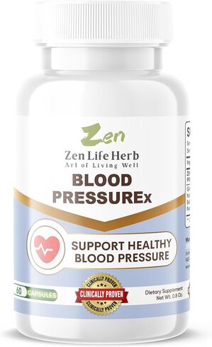 Blood PressuREx - Heart Health Blood Pressure Support Supplement-Support Blood Pressure & Healthy Circularity Naturally Ginseng Plus Blend 100% Pure Plant-Based Supplement (60 Capsules) in Saudi Arabia