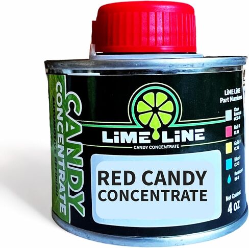 LIME LINE 4 OZ CONCTARE CONCTRATE ، طلاء السيارات قاعدة المذيبات (الحلوى الحمراء 4oz) in Kuwait