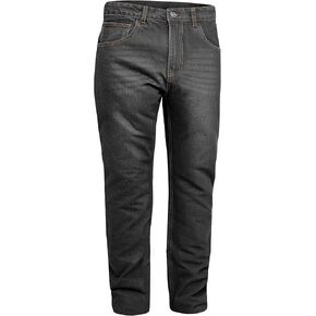 Great Bikers Gear - Men قاموا بتصميم الجينز الواقي Aramid بطانة الدراجات النارية سراويل راكب الدراجة النارية معززة بطانة حماية ركبة الركبة