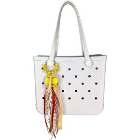 Women Softball Mom Charms for Bogg Bag, Tassel Charm for Backpack, Handbag, Tote, Rubber Beach Bag, Accessories for Girls Teen Boys