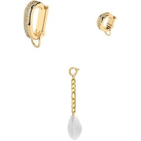 14K Gold Bikini Jewelry Charms, Waterproof and Tarnish Proof, Clip On and Customizable Charms Gold Plated Stainless Steel, Hypo-Allergenic