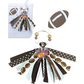 Sporty Charms for Bogg Bag Accessories, Insert PVC Rubber Decorative Compatible with Handbag, Beach Tote, Rubber Beach Bag Accessories