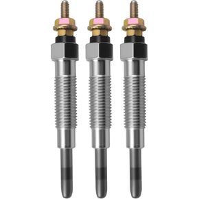 3pcs توهج المقابس ملائمة ل Mitsubishi S4S S3L S3L2 محرك شوكية الجرار المضغوط استبدال 32A66-03100 32A66-03101 32A66-03102